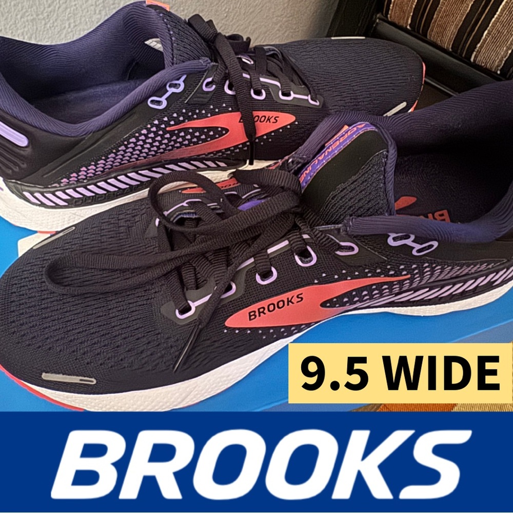 Brooks Adrenaline GTS 22 9.5 W WIDE Women’s EUC Running Shoes Walking Treadmill